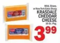 C Town Krasdale cheddar cheese offer