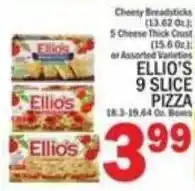 C Town Ellio's 9 slice pizza offer