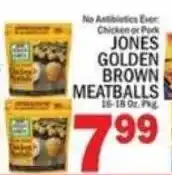 C Town Jones golden brown meatballs offer