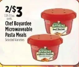 Pioneer Supermarkets Chef Boyardee Microwaveable Pasta Meals offer