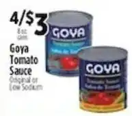 Pioneer Supermarkets Goya Tomato Sauce offer