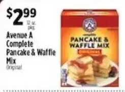 Pioneer Supermarkets Avenue A Complete Pancake & Waffle Mix offer