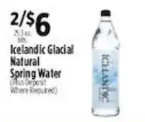 Pioneer Supermarkets Icelandic Glacial Natural Spring Water offer