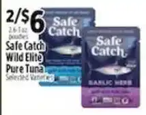 Pioneer Supermarkets Safe Catch Wild Elite Pure Tuna offer