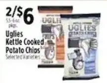 Pioneer Supermarkets Uglies Kettle Cooked Potato Chips offer