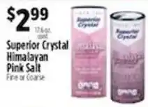 Pioneer Supermarkets Superior Crystal Himalayan Pink Salt offer