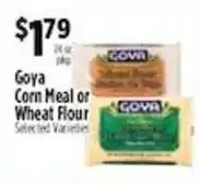 Pioneer Supermarkets Goya Corn Meal or Wheat Flour offer