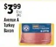 Pioneer Supermarkets Avenue A Turkey Bacon offer