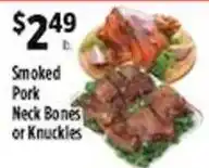 Pioneer Supermarkets Smoked Pork Neck Bones or Knuckles offer