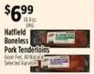 Pioneer Supermarkets Hatfield boneless pork tenderloins offer