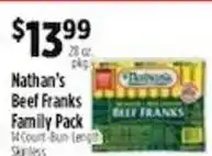 Pioneer Supermarkets Nathan's Beef Franks offer