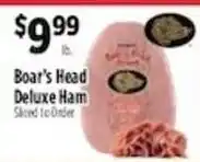 Pioneer Supermarkets Boar's Head Deluxe Ham offer
