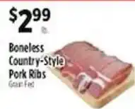 Pioneer Supermarkets Boneless Country-Style Pork Ribs offer
