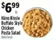 Pioneer Supermarkets Hans Kissle buffalo style chicken pasta salad offer