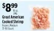Pioneer Supermarkets Great American cooked shrimp offer