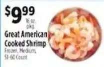 Pioneer Supermarkets Great American Cooked Shrimp offer