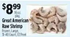 Pioneer Supermarkets Great American Raw Shrimp offer
