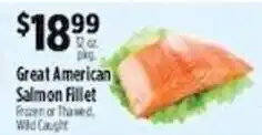 Pioneer Supermarkets Great American Salmon Fillet offer