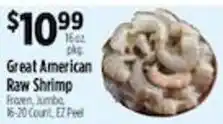 Pioneer Supermarkets Great American Raw Shrimp offer