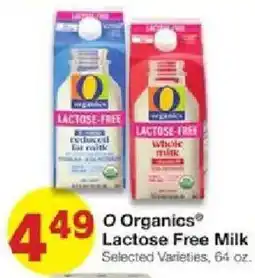 United Supermarkets O Organics Lactose Free Milk offer