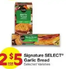 United Supermarkets Signature SELECT Garlic Bread offer