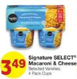 United Supermarkets Signature SELECT Macaroni & Cheese offer
