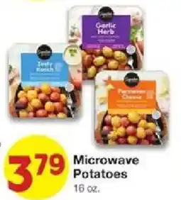 United Supermarkets Microwave Potatoes offer