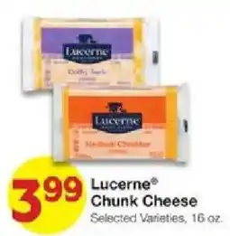 United Supermarkets Lucerne Chunk Cheese offer
