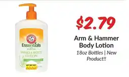 Woodman's Arm & Hammer Body Lotion offer