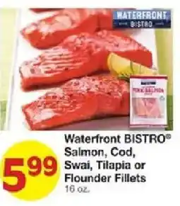 United Supermarkets Waterfront Bistro Salmon, Cod, Swai, Tilapia or Flounder Fillets offer