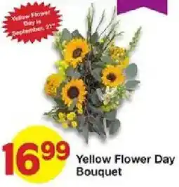 United Supermarkets Yellow Flower Day Bouquet offer
