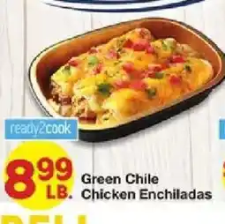 United Supermarkets Green Chile Chicken Enchiladas offer