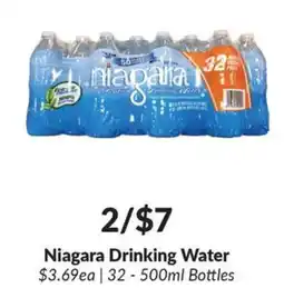 Woodman's Niagara Drinking Water offer
