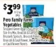 Pioneer Supermarkets Pero Family Farms Vegetables offer