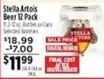Pioneer Supermarkets Stella Artois beer offer