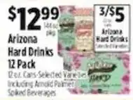 Pioneer Supermarkets Arizona Hard Drinks offer