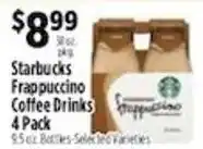 Pioneer Supermarkets Starbucks Frappuccino Coffee Drinks offer