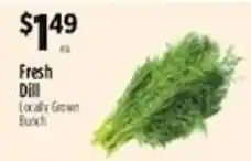 Pioneer Supermarkets Fresh Dill offer