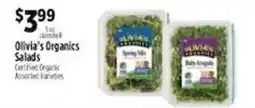 Pioneer Supermarkets Olivia's Organics Salads offer