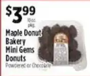 Pioneer Supermarkets Maple Donut Bakery Mini Gems Donuts offer