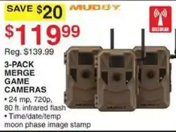 Dunham's Sports Mud Bay merge game cameras offer