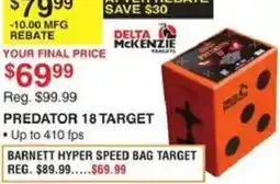 Dunham's Sports Delta McKenzie Predator 18 Target offer