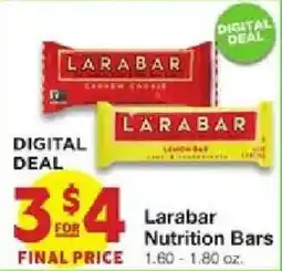 United Supermarkets Larabar Nutrition Bars offer