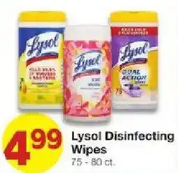United Supermarkets Lysol Disinfecting Wipes offer