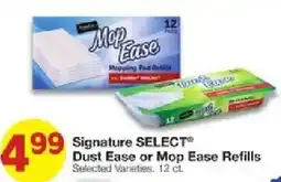 United Supermarkets Signature SELECT Dust Ease or Mop Ease Refills offer