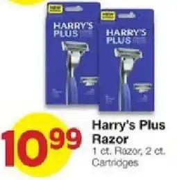 United Supermarkets Harry's Plus Razor offer