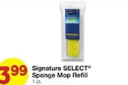 United Supermarkets Signature Select Sponge Mop Refill offer