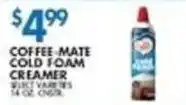 Associated Coffee-mate cold foam creamer offer