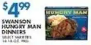 Associated Swanson hungry man dinners offer