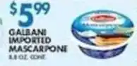 Associated Galbani imported mascarpone offer